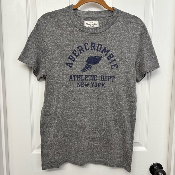 Abercrombie & Fitch Tops - Gray Athletic Dept Graphic Tee | Abercrombie L